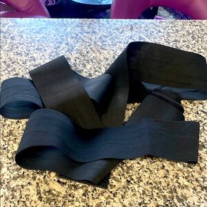 Waist trainer Black Elastic Waistband 150 inches  machine washable washable